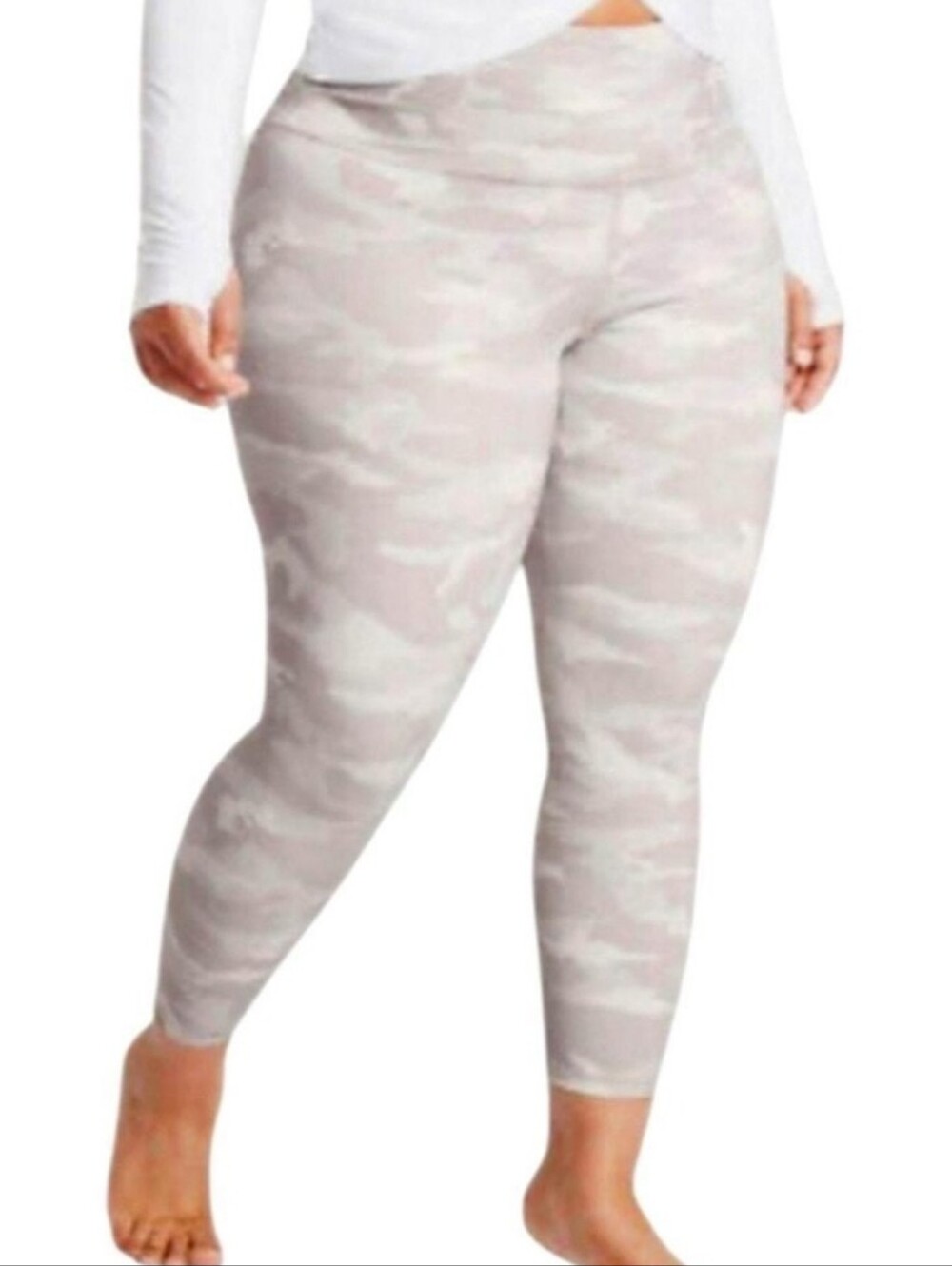 Athleta Elation Camo 7/8 Tight High Rise Activewear Yoga Gym Leggings Size 3X